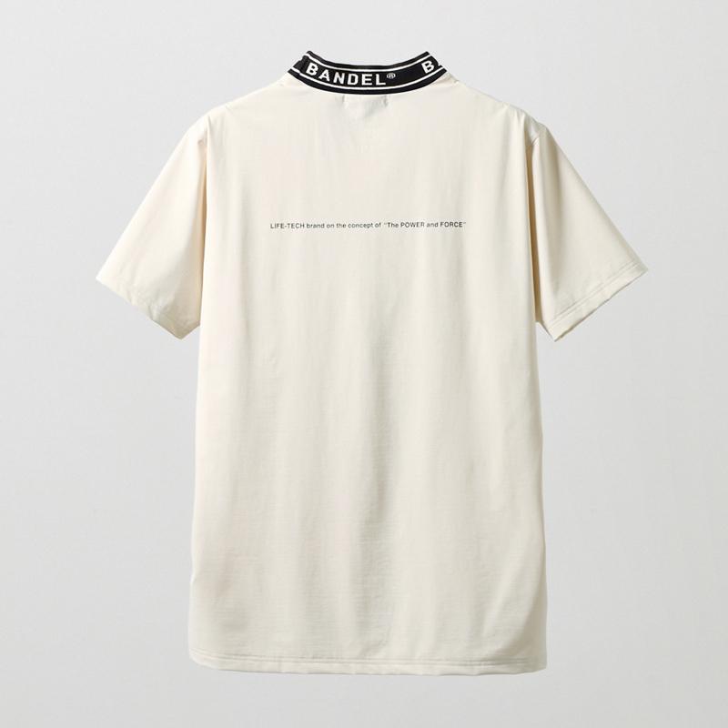 BANDEL（バンデル） ジャガードモックネックシャツ ゴルフ ジャガード