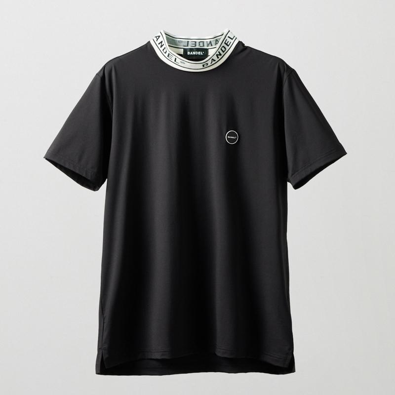 BANDEL（バンデル） ジャガードモックネックシャツ ゴルフ ジャガード