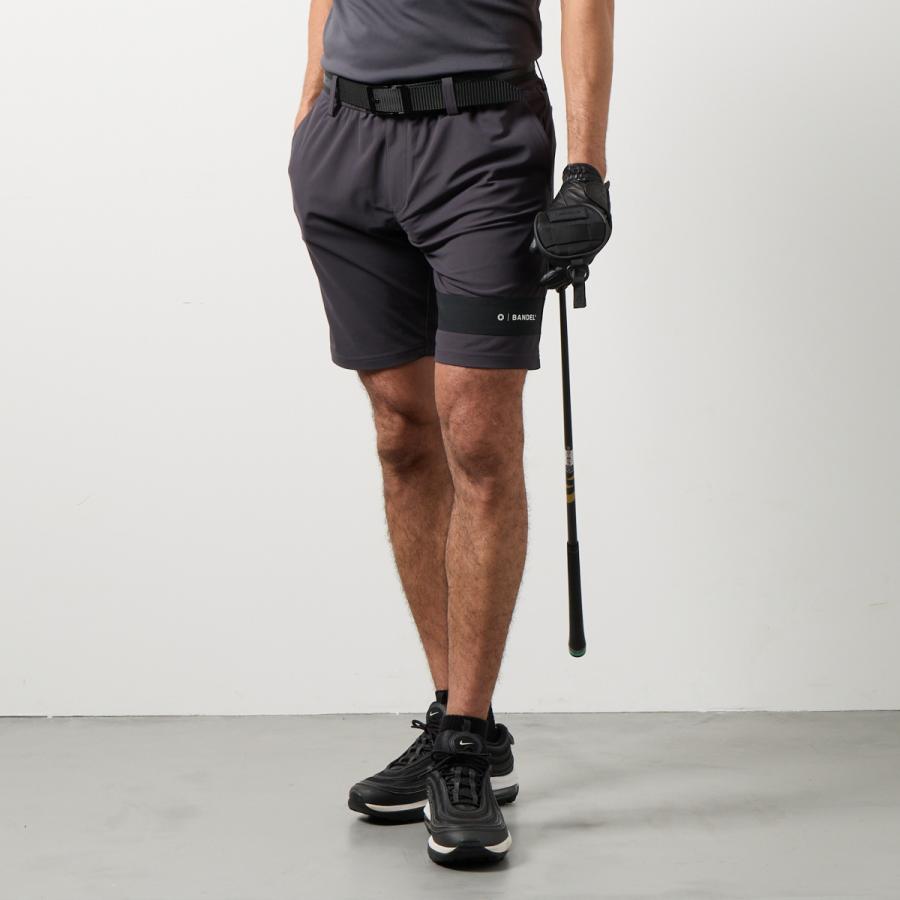 バンデル ゴルフ ハーフパンツ L BANDEL（バンデル） ヘムラインベーシックハーフパンツ ゴルフ ライン