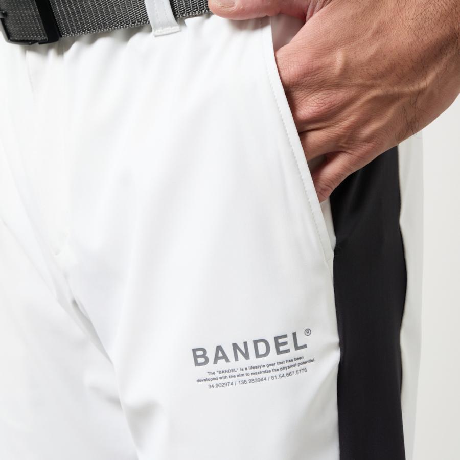 BANDEL バンデル ストレッチ ハーフパンツ ホワイト グレー メンズ