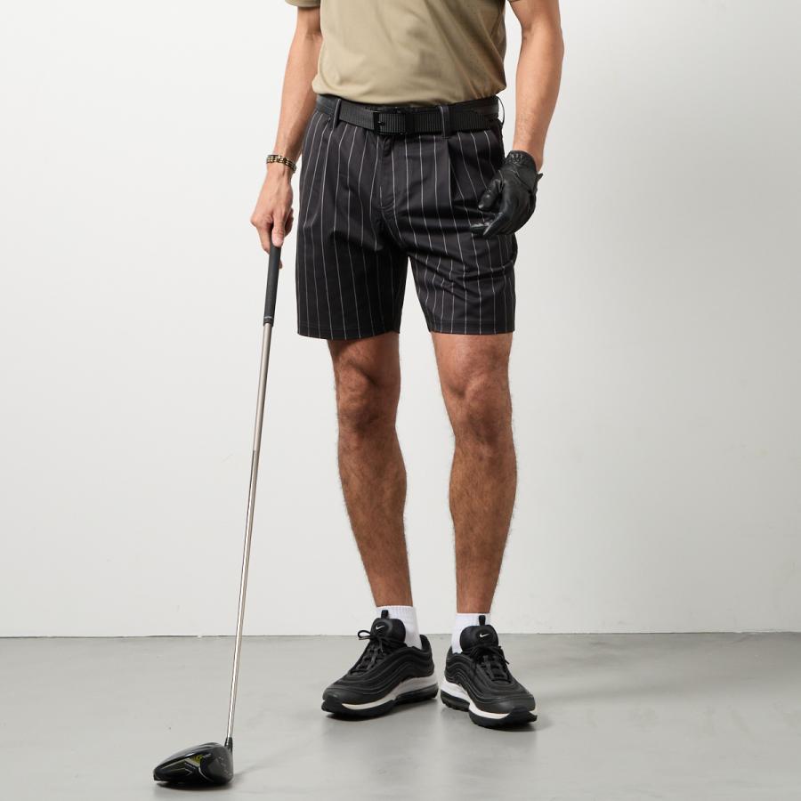 BANDEL（バンデル） ストライプタックハーフパンツ ゴルフ ストライプ