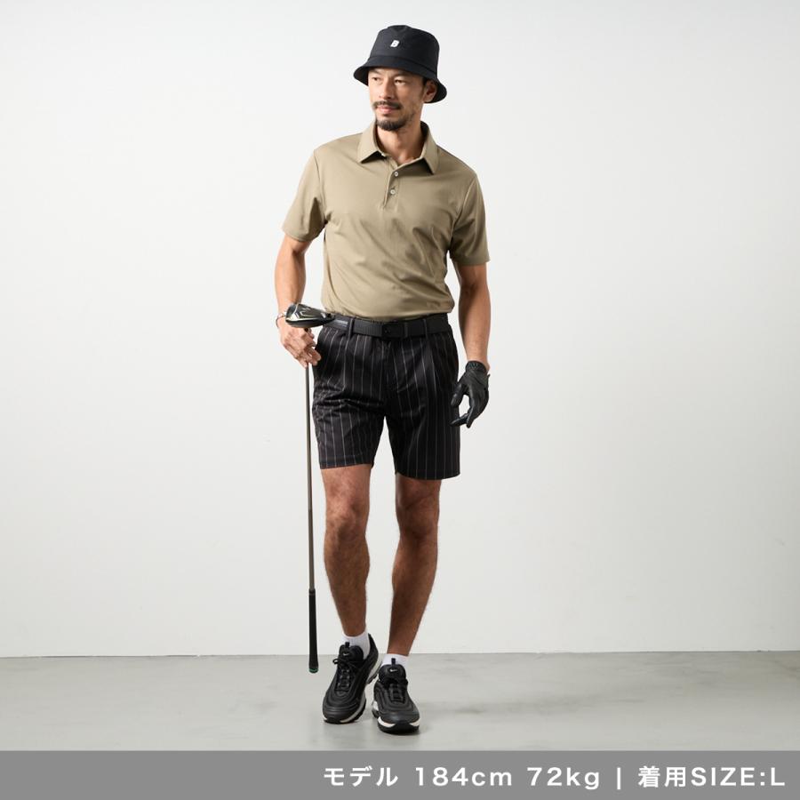 BANDEL（バンデル） ストライプタックハーフパンツ ゴルフ ストライプ