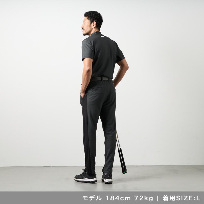 バンデル ドライワッフルスウィッチモックネック BANDEL バンデル ゴルフ スウィッチモックネックシャツ メンズ 半袖 ストレッチ_13