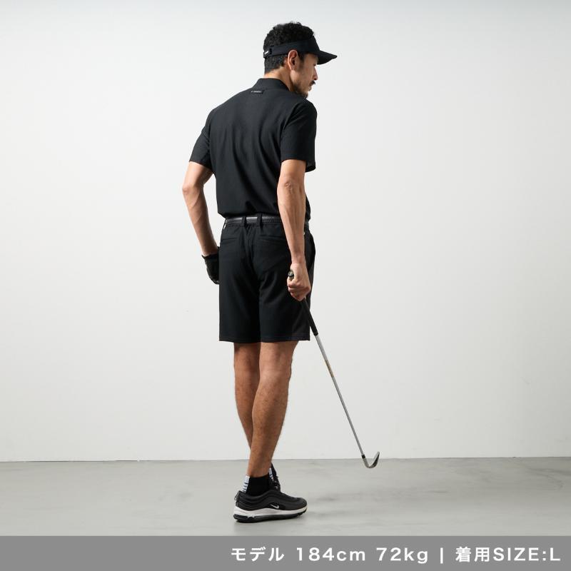 バンデル ドライワッフルスウィッチモックネック BANDEL バンデル ゴルフ スウィッチモックネックシャツ メンズ 半袖 ストレッチ_4