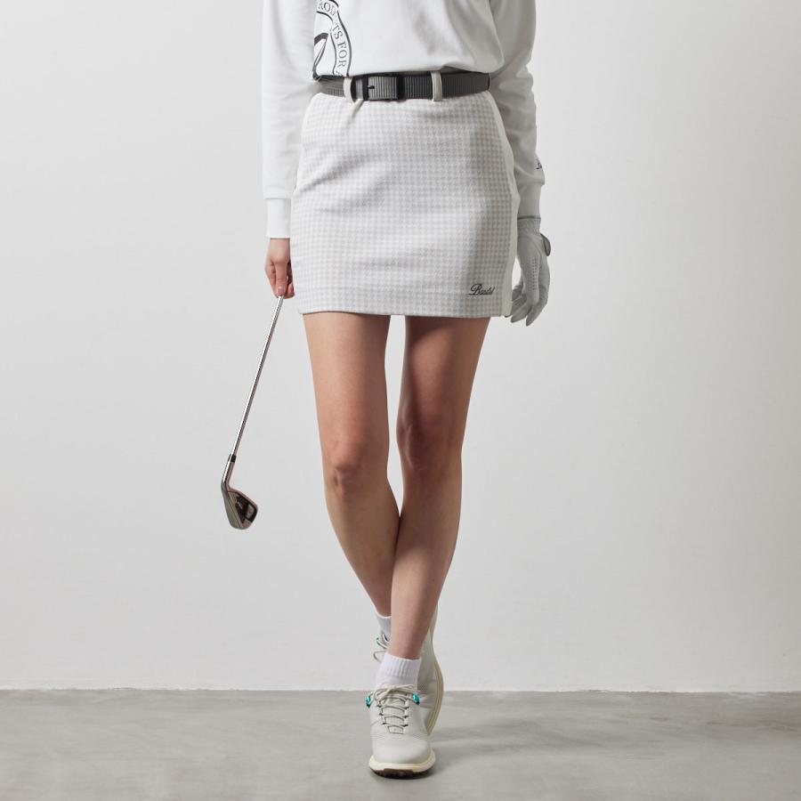 BANDEL（バンデル） WOMENS HOUNDSTOOTH BICOLOR SKIRT スカート