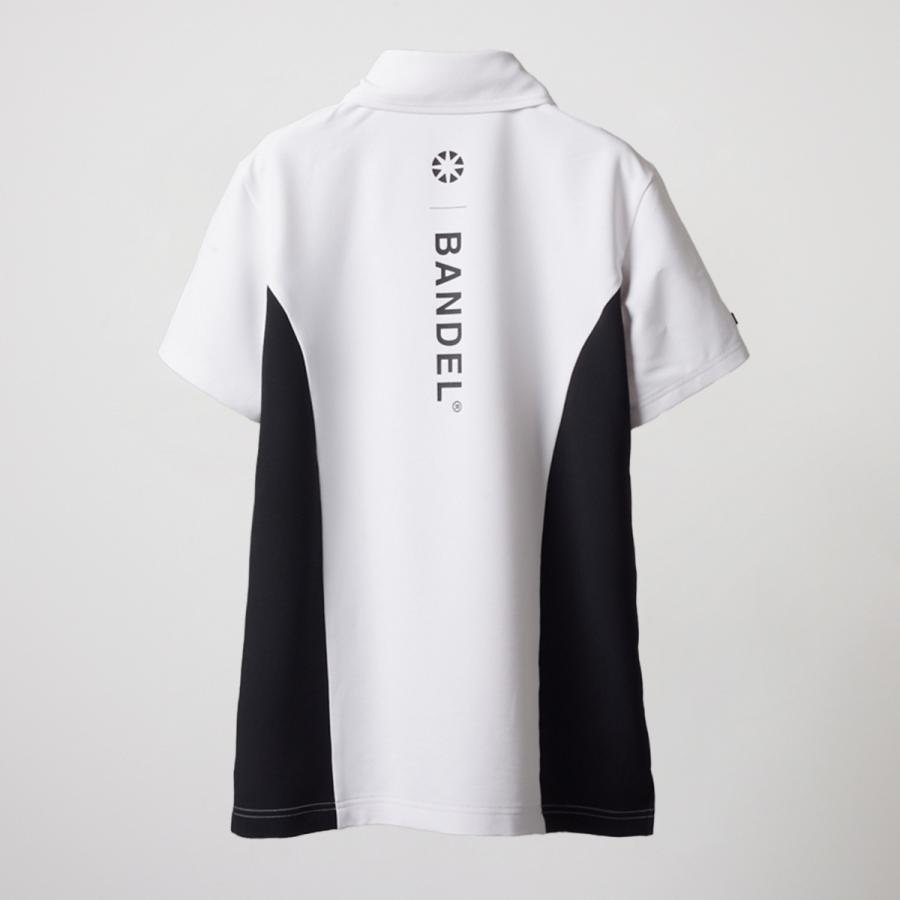 BANDEL レディース ポロシャツ S ホワイト BANDEL（バンデル） WOMENS SIDE PANEL SWITCH S/S POLO SHIRTS BANDEL