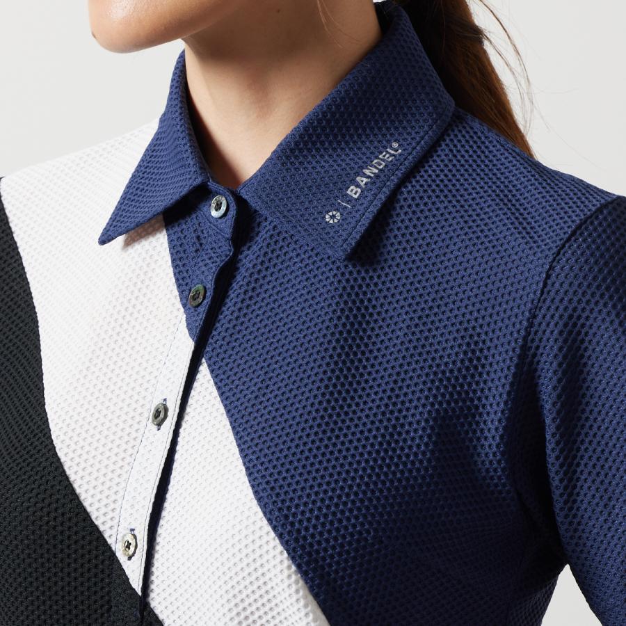 BANDEL（バンデル） WOMENS STRIPES SWITCH S/S POLO SHIRTS BANDEL