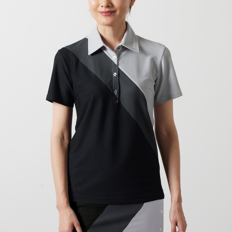 【5月上旬発売予約】バンデル  WOMENS STRIPES SWITCH S/S POLO SHIRTS BANDEL ゴルフ シャツ レディース  女性 ゴルフウェア｜bandel-official｜07