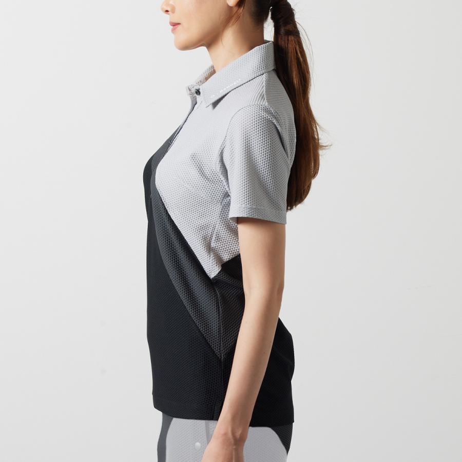 BANDEL（バンデル） WOMENS STRIPES SWITCH S/S POLO SHIRTS BANDEL
