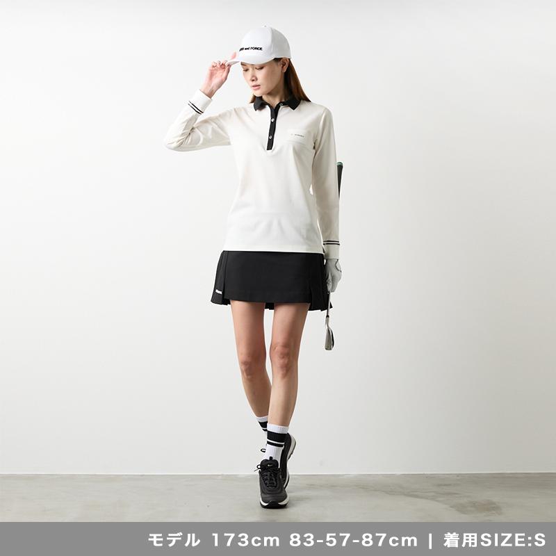 バンデル　ゴルフシャツ BANDEL バンデル ウィメンズ バイカラー長袖ポロ ゴルフ シャツ