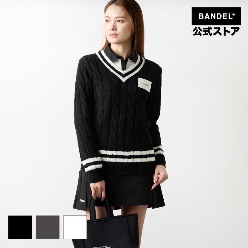 BANDEL（バンデル） ウィメンズ チルデンニット ゴルフ シャツ