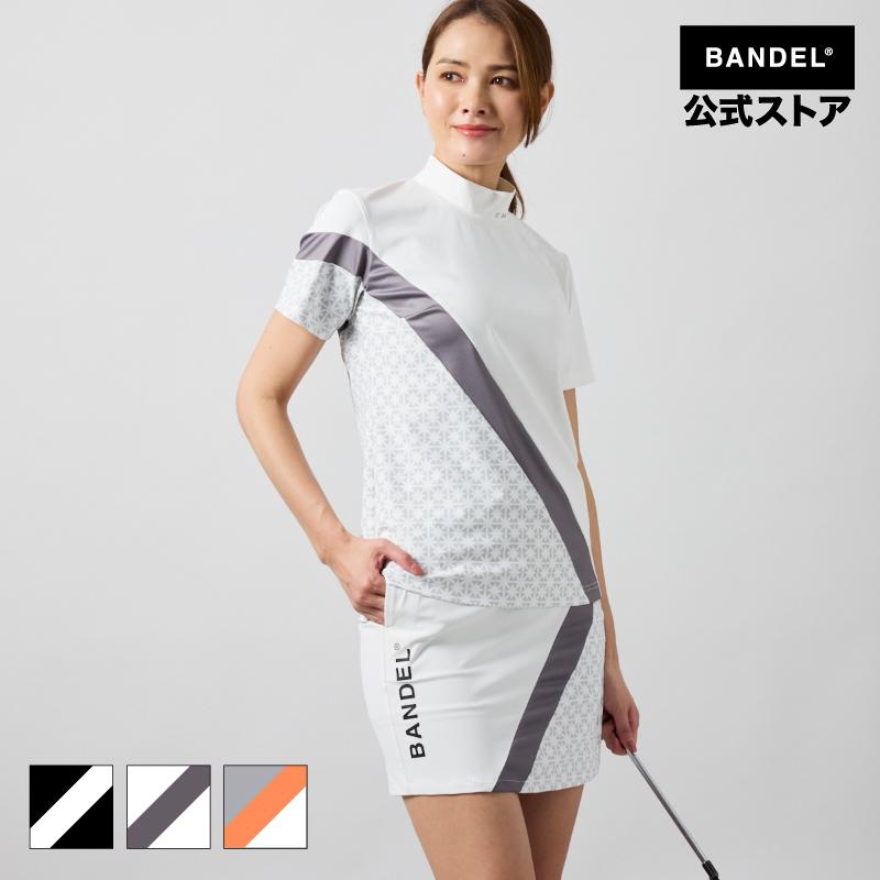 BANDEL（バンデル） WOMENS ALLOVER SWITCH S/S MOCK NECK SHIRTS 