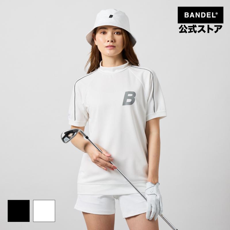 BANDEL（バンデル） WOMENS PIPING REFLECTOR S/S MOCK NECK SHIRTS 