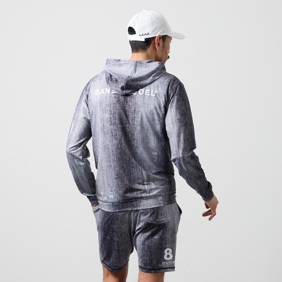 BANDEL×mutaクラッシュデニムラッシュパーカー バンデル ムータ 長袖 メンズ コラボの画像