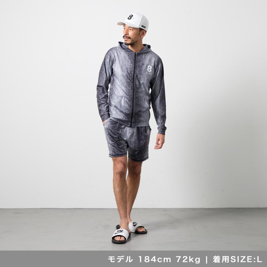 BANDEL×mutaクラッシュデニムラッシュパーカー バンデル ムータ 長袖 メンズ コラボの画像