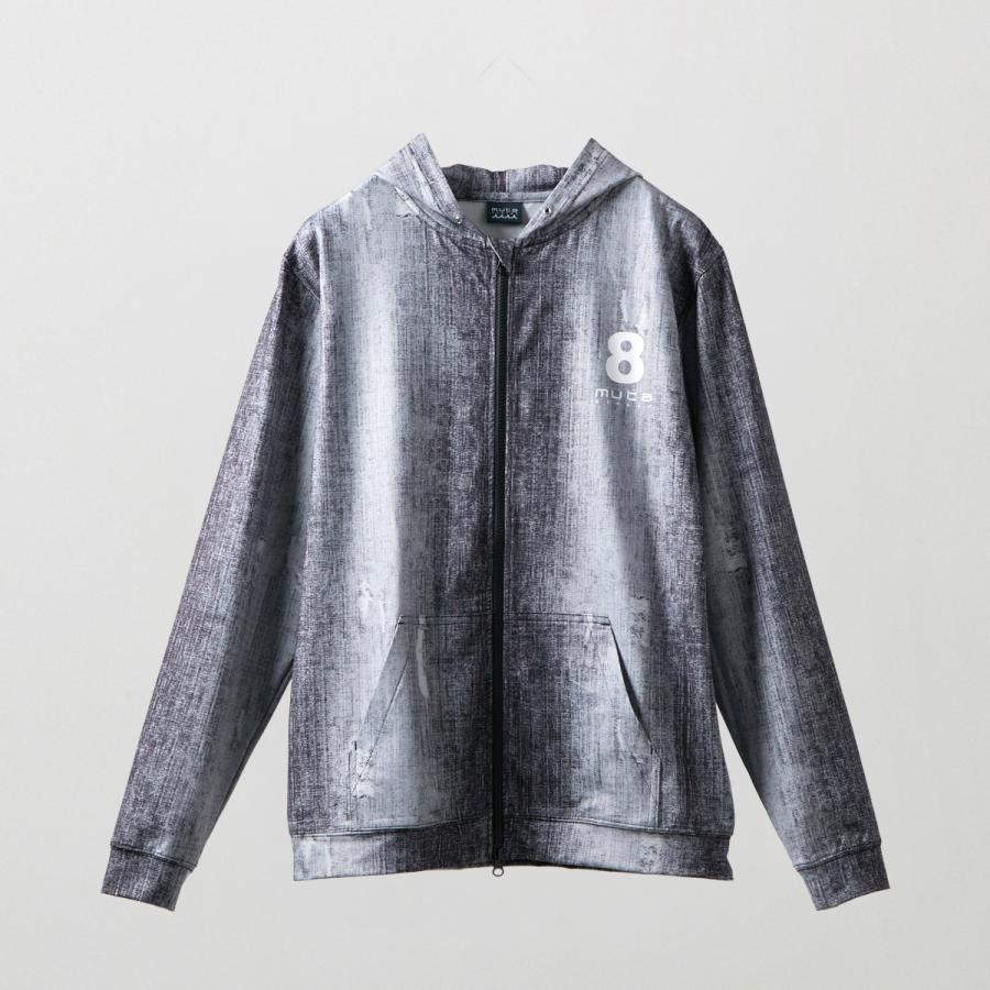 BANDEL×mutaクラッシュデニムラッシュパーカー バンデル ムータ 長袖 メンズ コラボの画像