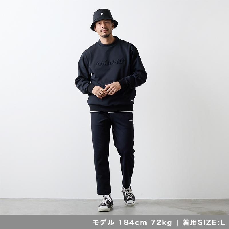バンデル エンボスロゴ クルーネック ゴルフ メンズ スポーツ ゴルフウェア 長袖 25AWの画像