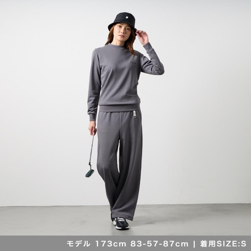 BANDEL（バンデル） ウィメンズ リラックスクルーネック ゴルフ シャツ