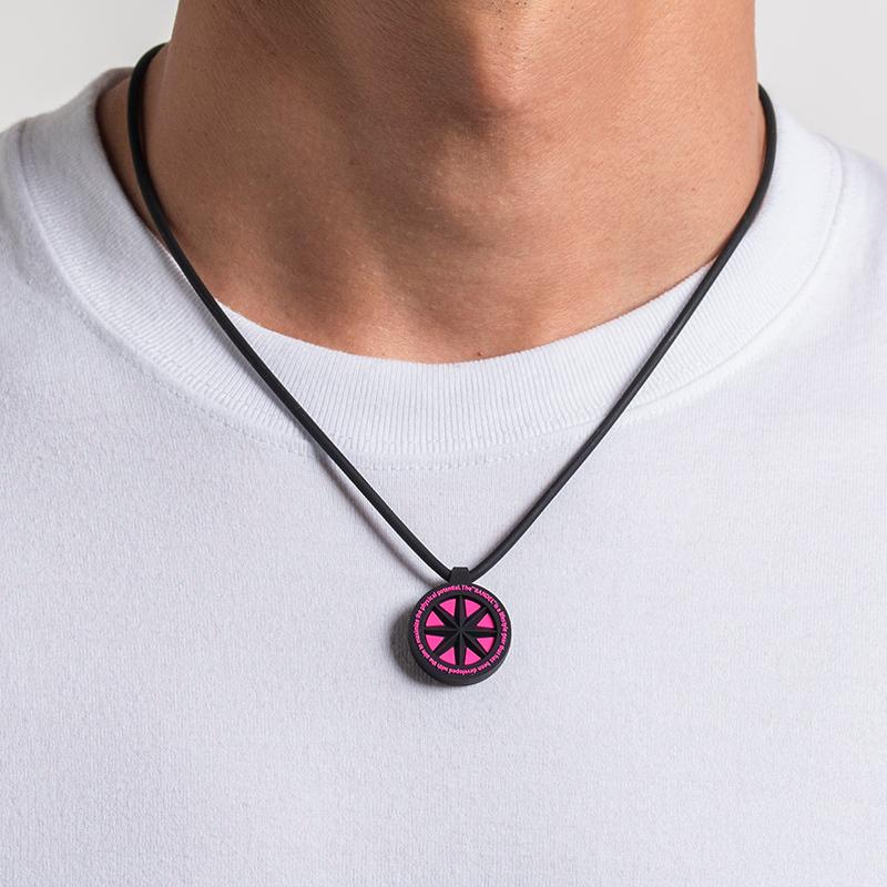 バンデル BANDEL ネックレス ゴースト ルミナス ネオン ピンク GHOST Luminous Necklace Neon Pink ブーステック メンズ レディース ペア スポーツ シリコン｜bandel-official｜04