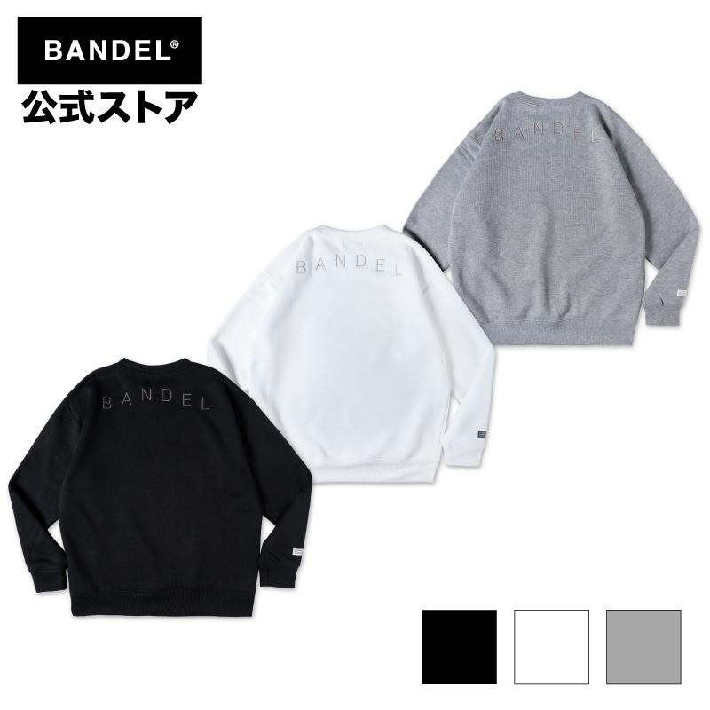 バンデル BANDEL クルーネック Narrow embroidery Crewneck 長袖 ロンT BANDEL バンデル メンズ ファッション レディース｜bandel-official