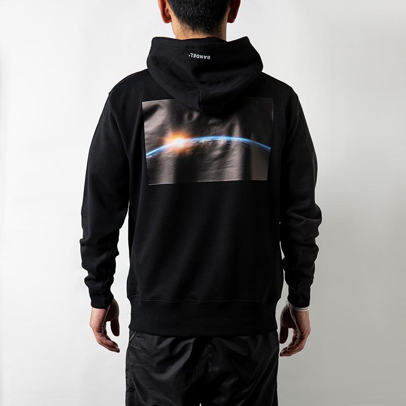 バンデル BANDEL パーカー Hoodie Earth Photo Design black フーディ