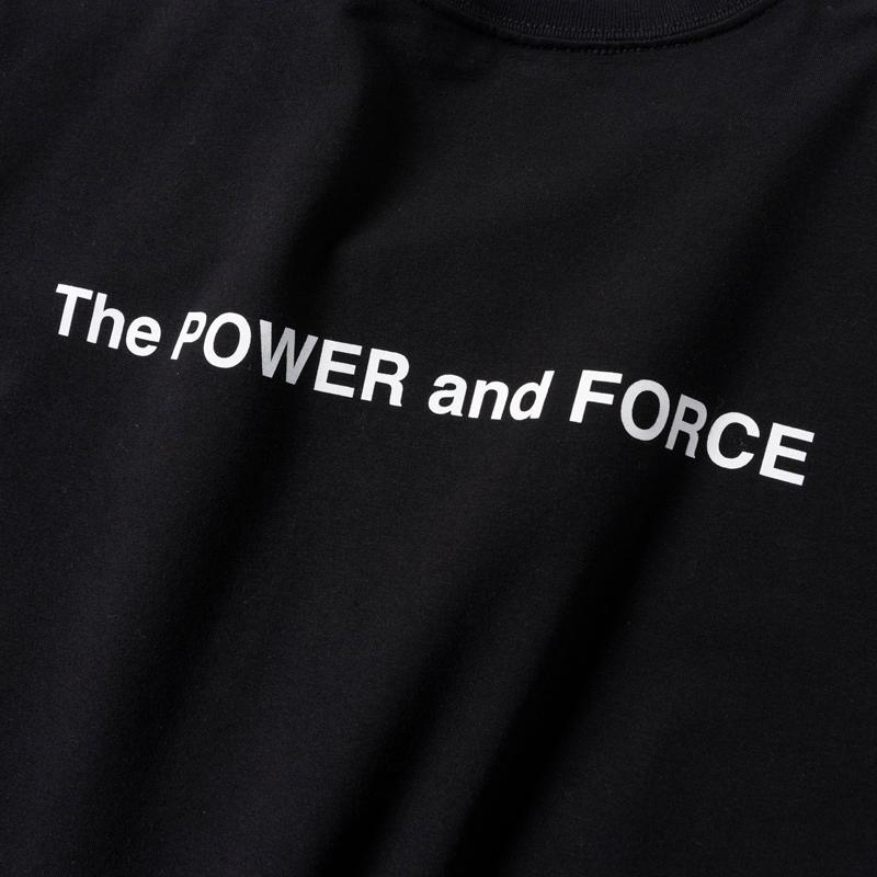 一流の品質 White T Black Sleeve Long Power Force The ロングtシャツ Bandel バンデル 長袖 レディース ファッション メンズ ブラック 長袖 サイズ L Raffles Mn