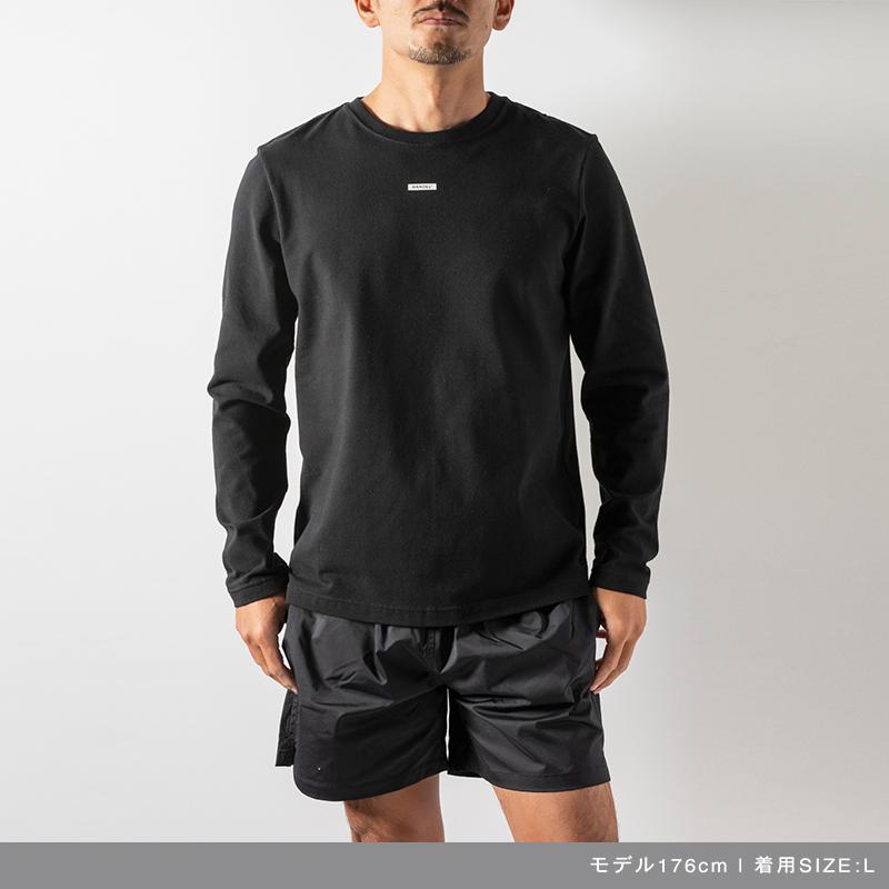 一流の品質 White T Black Sleeve Long Power Force The ロングtシャツ Bandel バンデル 長袖 レディース ファッション メンズ ブラック 長袖 サイズ L Raffles Mn