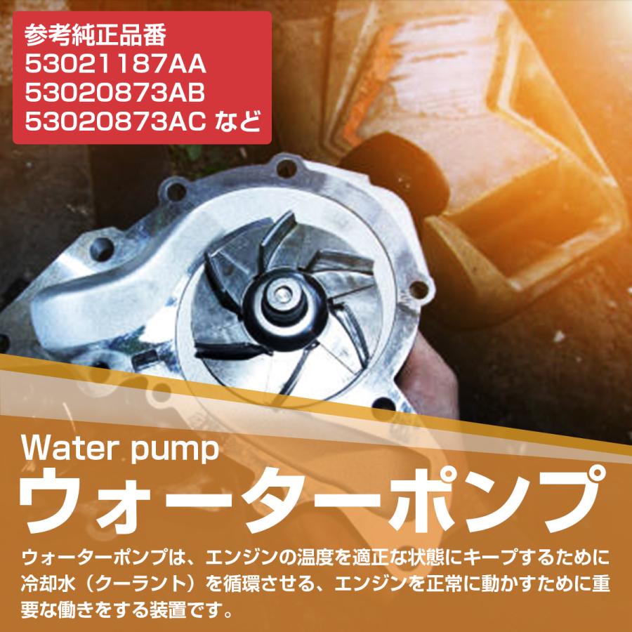 新品 ウォーターポンプ ガスケット付 jeep GH-WH47 ABA-WH47 新品 ウォーターポンプ ガスケット付 jeep GH-WH47 ABA-WH47