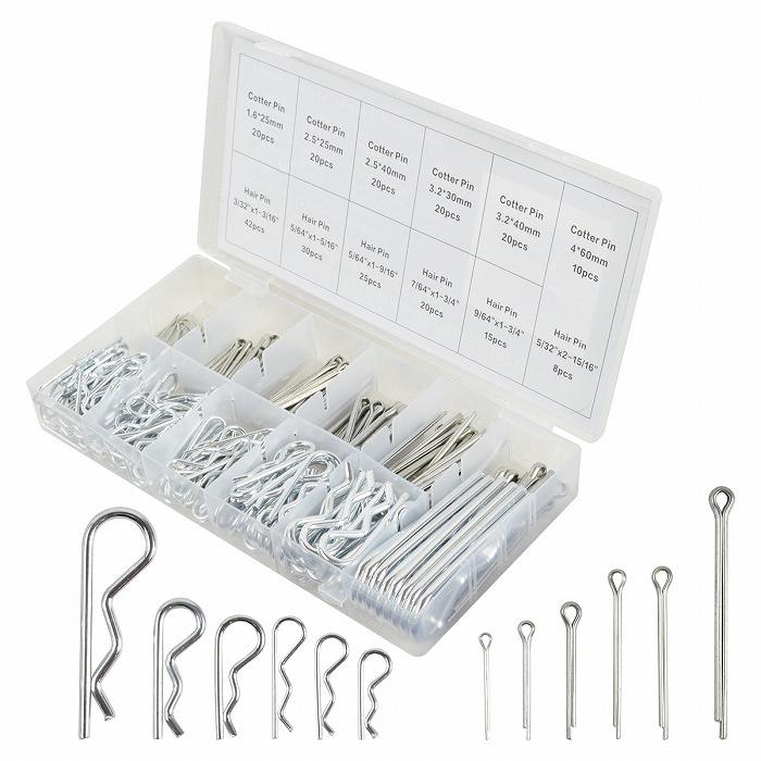 送料無料】割りピン 12種セット コッターピン ステンレス Rピン