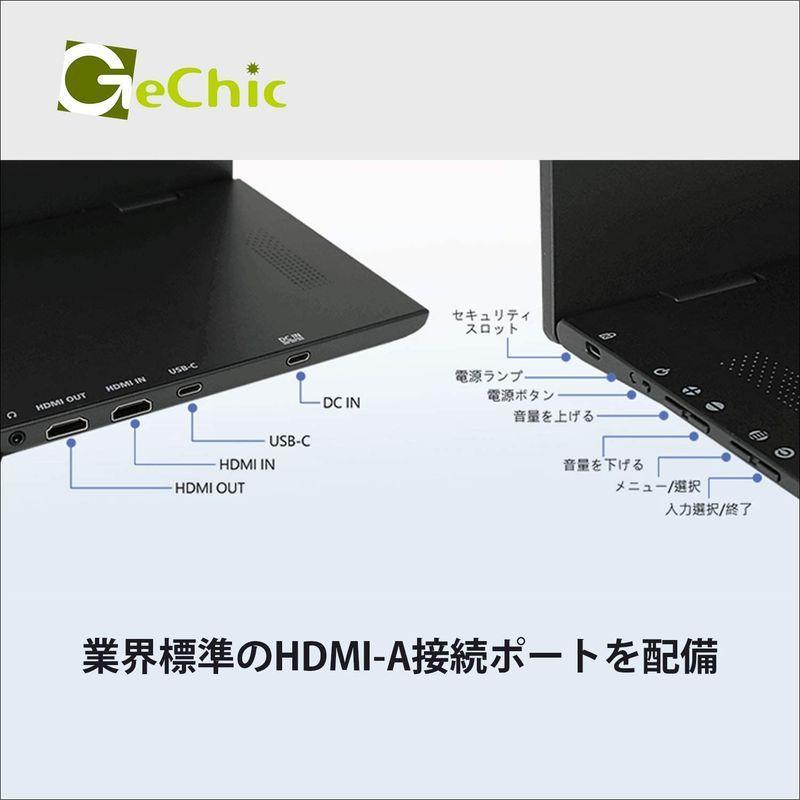 GeChic モバイルモニター On-Lap M505E 15.6インチ フルHD(1920x1080)液晶 USB Type-C/HDMI On Lap Type M505E 6インチ 1920x1080 USB モバイルモニター フルHD 液晶 C/HDMI