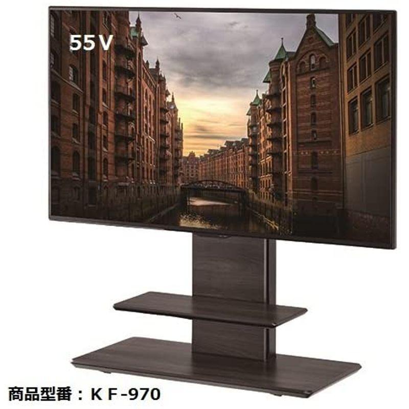 テレビ台、キャビネット ハヤミ工産 TIMEZ 自立スタンド ?55V型対応