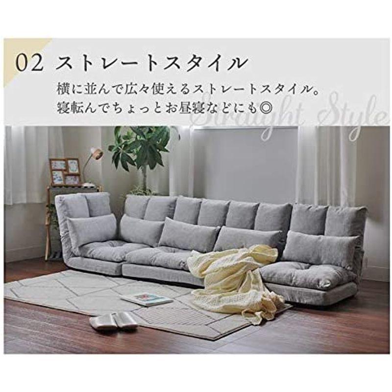 コーナー フロアソファー ローソファー コーナーセット 3人掛け マナベインテリア シュシュ ブルー Tramivisa Com Mx