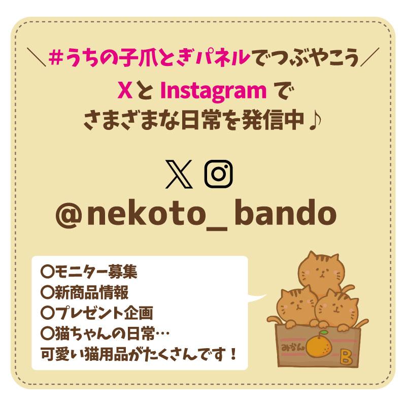 ハンドメイド オーダー受付ページ ♡むぎゅむぎゅねこちゃん パネル