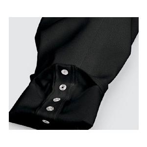 高品質シンプルマーチングジャケット　ブラック/ホワイト｜bandshopppe-jp｜05