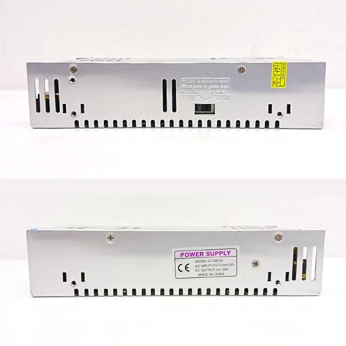 大容量電源 30a 100v 12v変換 コンバーター 作業灯を家庭用コンセント Ledテープ 5a以上 直流安定化電源 12v 30a Max360w Acd 023 Bang 通販 Yahoo ショッピング