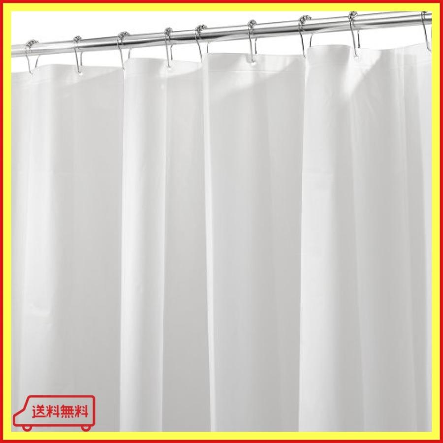 Interdesign シャワーカーテン 裏地 ビニール素材 マット無地 Pvcフリー 3ゲージフロスト ej Lxm9253 Bang Store 通販 Yahoo ショッピング