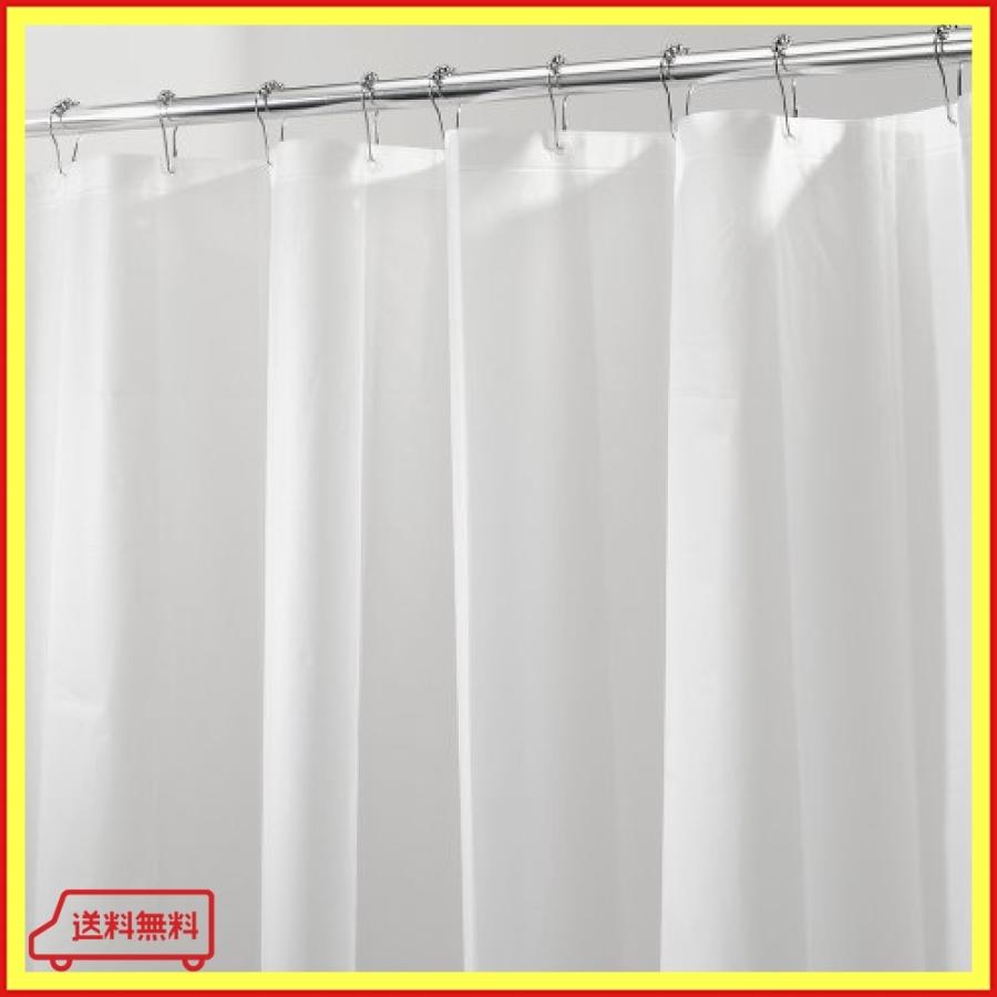 Interdesign シャワーカーテン 裏地 ビニール素材 マット無地 Pvcフリー 3ゲージフロスト ej Lxm9253 Bang Store 通販 Yahoo ショッピング