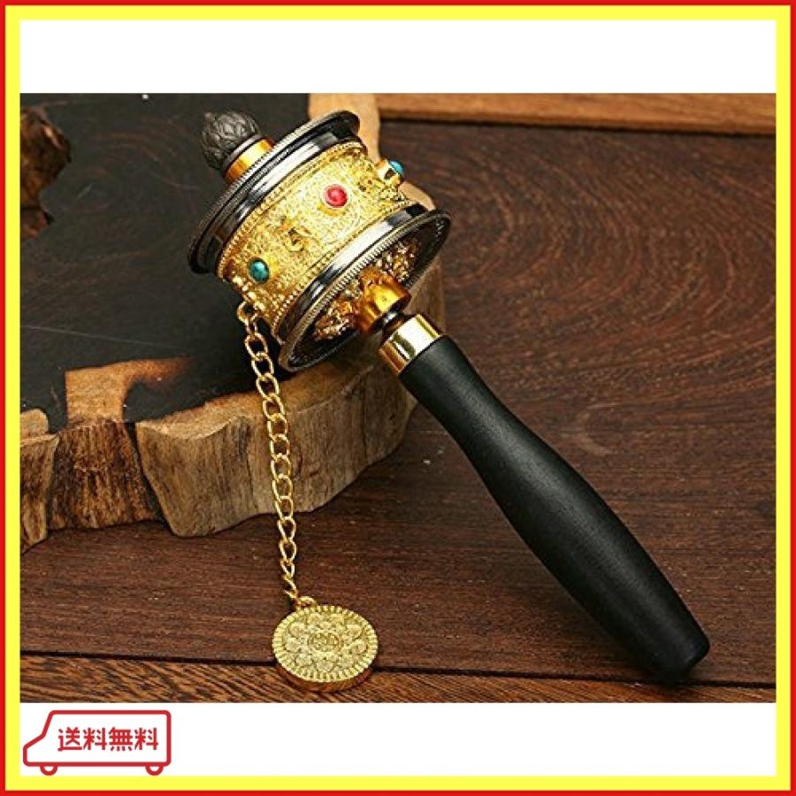 マニ車 西蔵 チベット 仏教 転経器 マニコロ 法具 仏具 金色装飾 Tdd2926 Bang Store 通販 Yahoo ショッピング