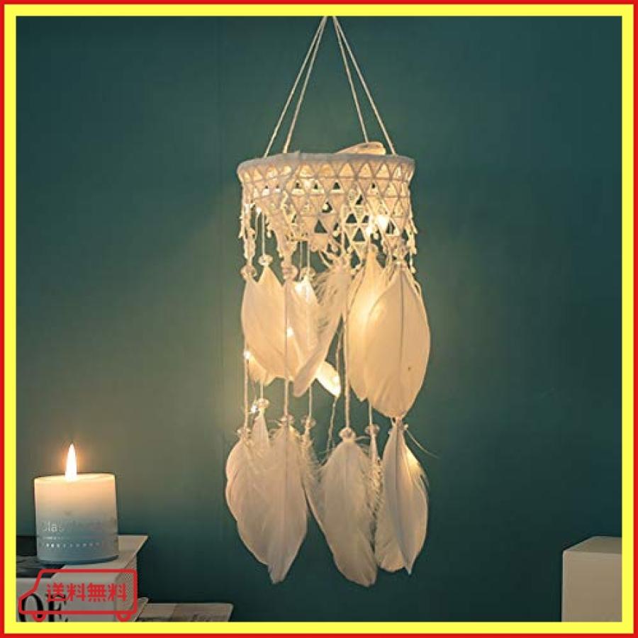 Fovor タペストリー 壁掛け Ledランタン フェザー ドリームキャッチャー ウィンドチャイム インテリア 手作り編 Ycv Bang Store 通販 Yahoo ショッピング