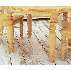 カントリー 円型ダイニングテーブル5点セット DT-Lacko4set 4人用食卓 