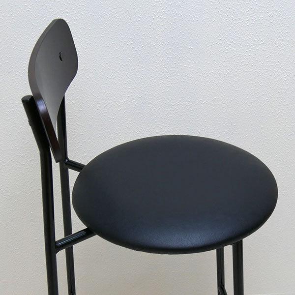 ハイカウンターチェア CHIC-シック 座面高80cmバーチェア スチール脚