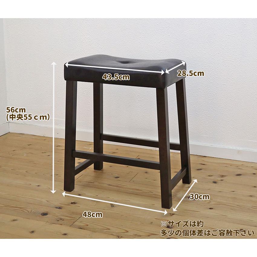 木製 カウンター クッション付スツール CCK555CA 座面高55cm 背 木製 カウンター クッション付スツール CCK555CA 座面高55cm 背
