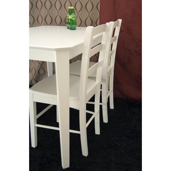 座面高45cm 木製 ダイニングチェア 383 ホワイト 白い おしゃれな