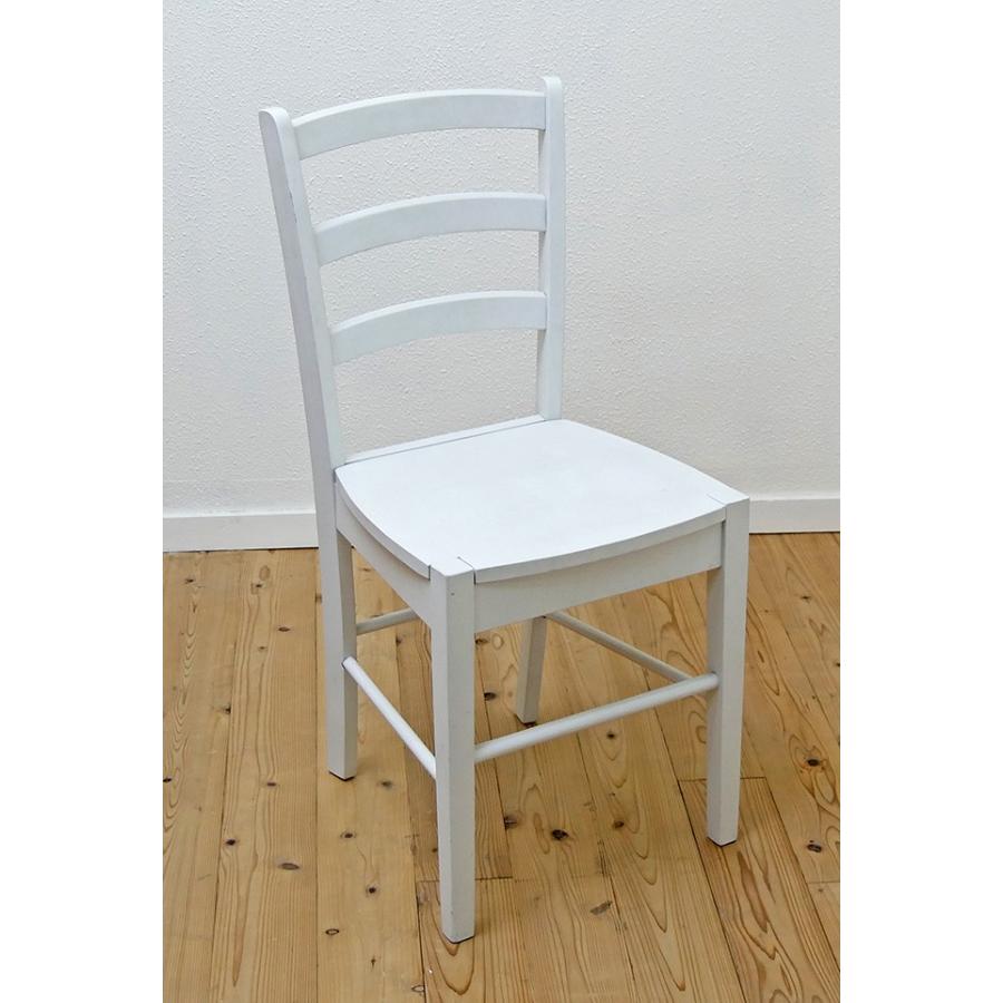 座面高45cm 木製 ダイニングチェア 383 ホワイト 白い おしゃれな