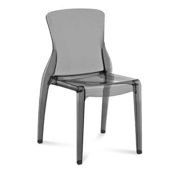 デザイナーズ チェア イタリア製 クリアブラック 黒色