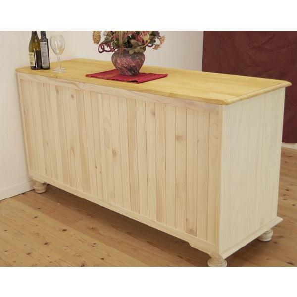 フレンチカントリー カウンターBF01 リング取手 白いキッチン