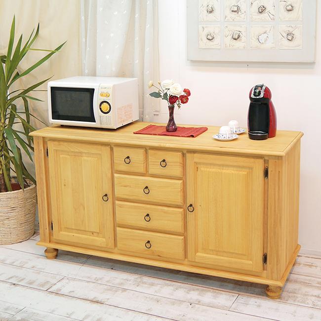 カントリーカウンター BF01 buffet リング取手 ナチュラル