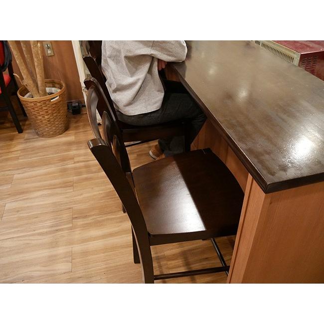 木製カウンターチェア 座面高60cm CCK408 カプチーノこげ茶色 木製カウンターチェア 座面高60cm CCK408 カプチーノこげ茶色