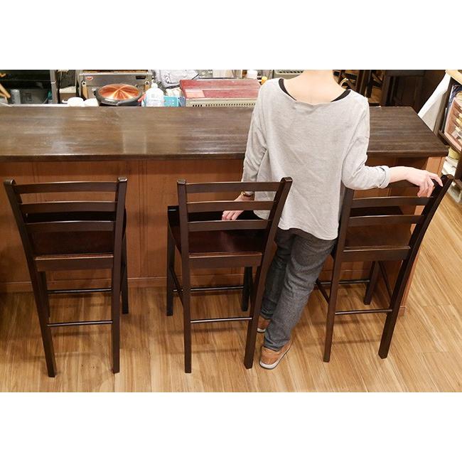木製カウンターチェア 座面高60cm CCK408 カプチーノこげ茶色 木製カウンターチェア 座面高60cm CCK408 カプチーノこげ茶色