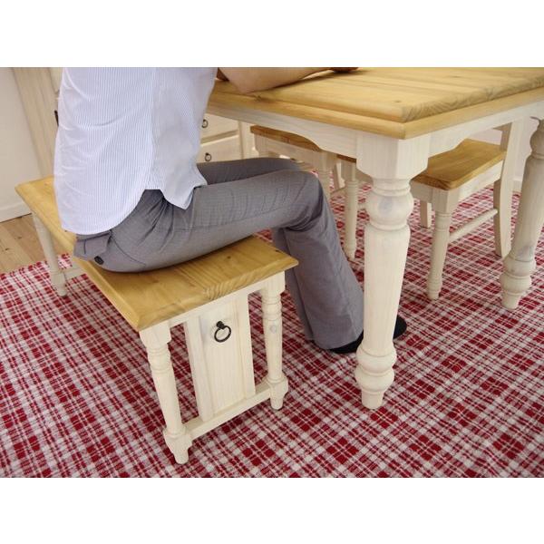 4人用 ダイニングテーブル 単品 フレンチカントリー 140cm幅 パイン